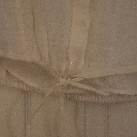 Lisa Marie Fernandez Linen Crop shirt - Picture 3 of 5